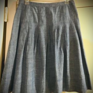J. Crew blue cotton skirt Sz 4